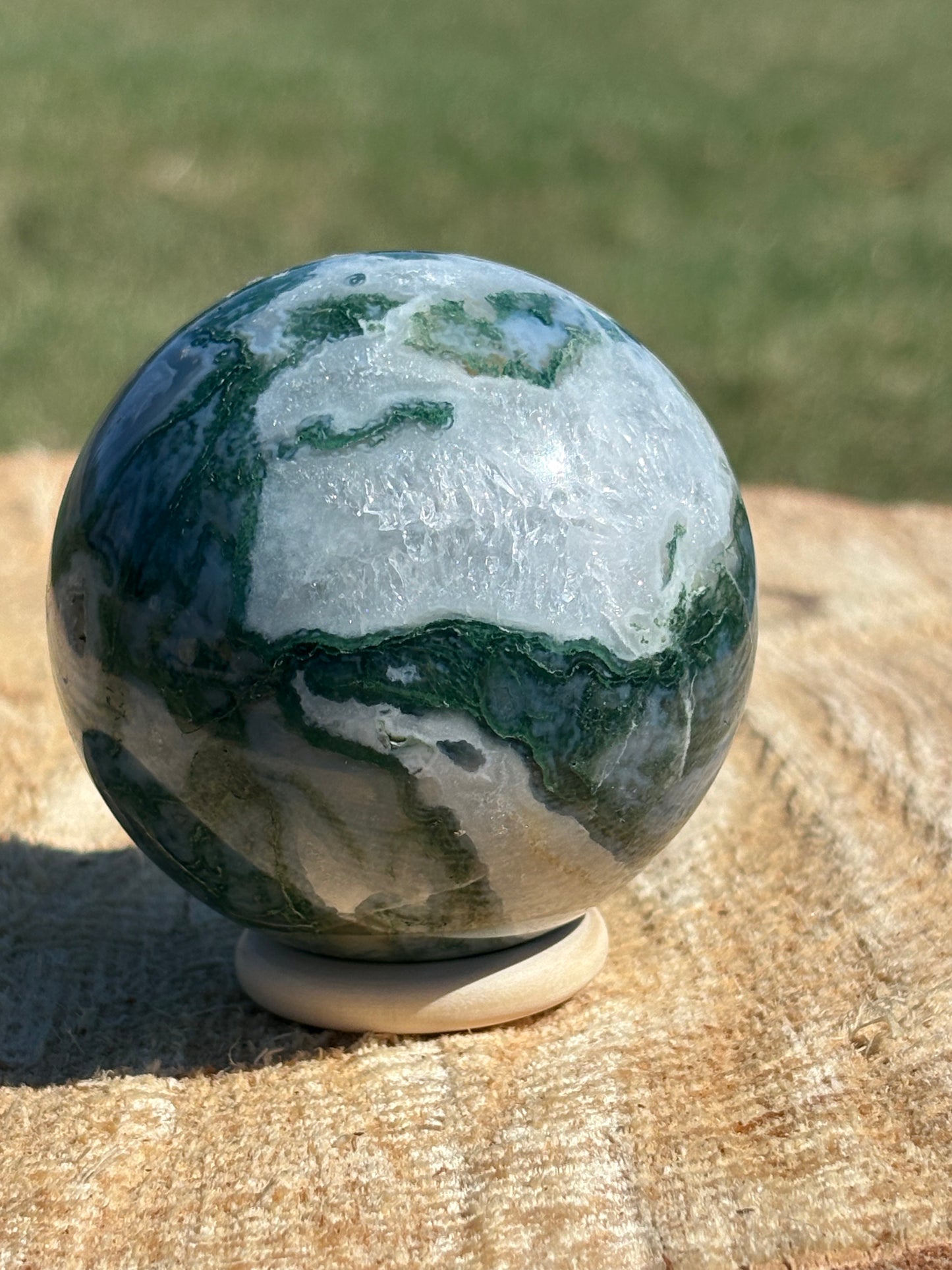 Moss Agate Sphere