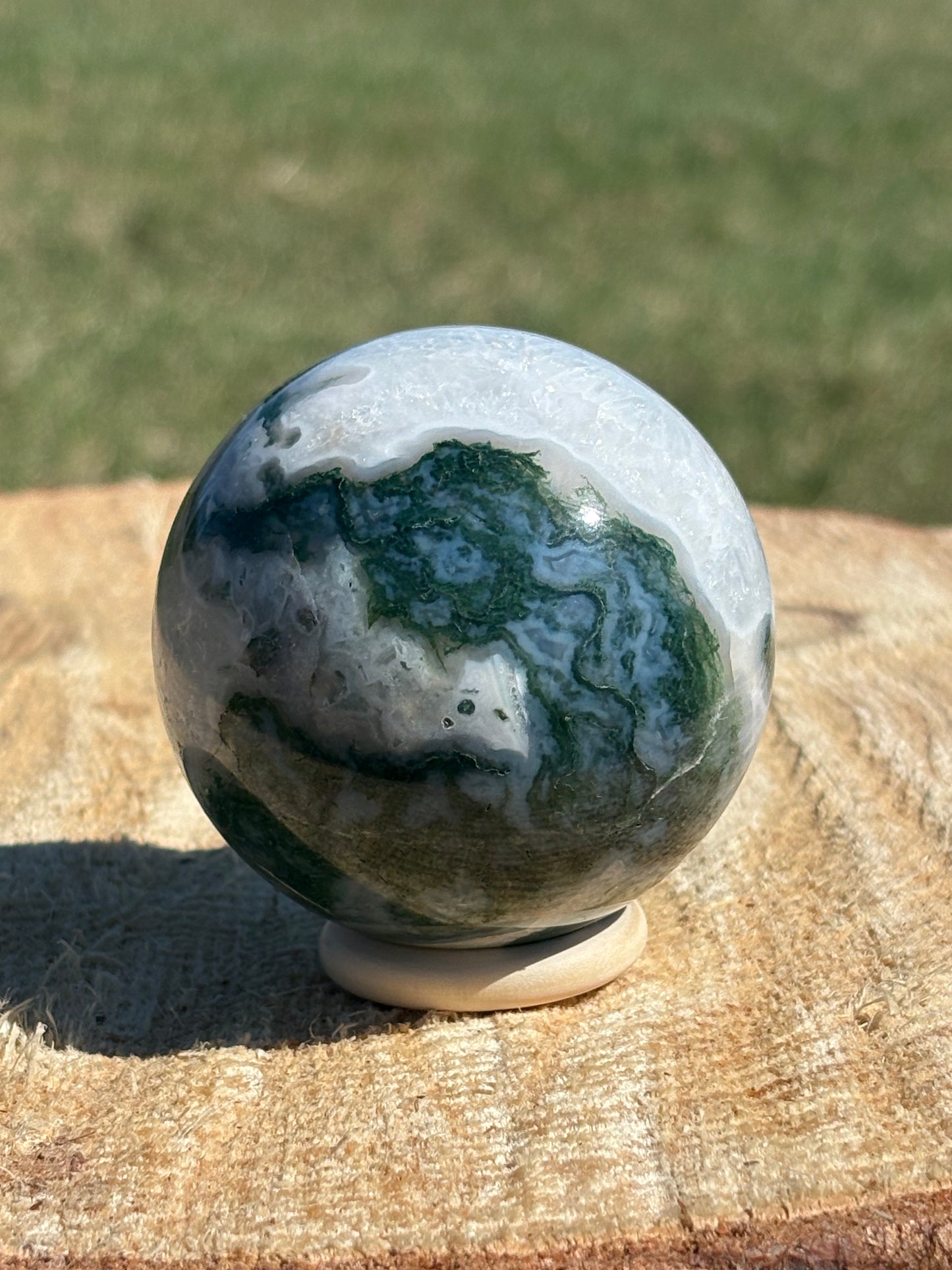 Moss Agate Sphere