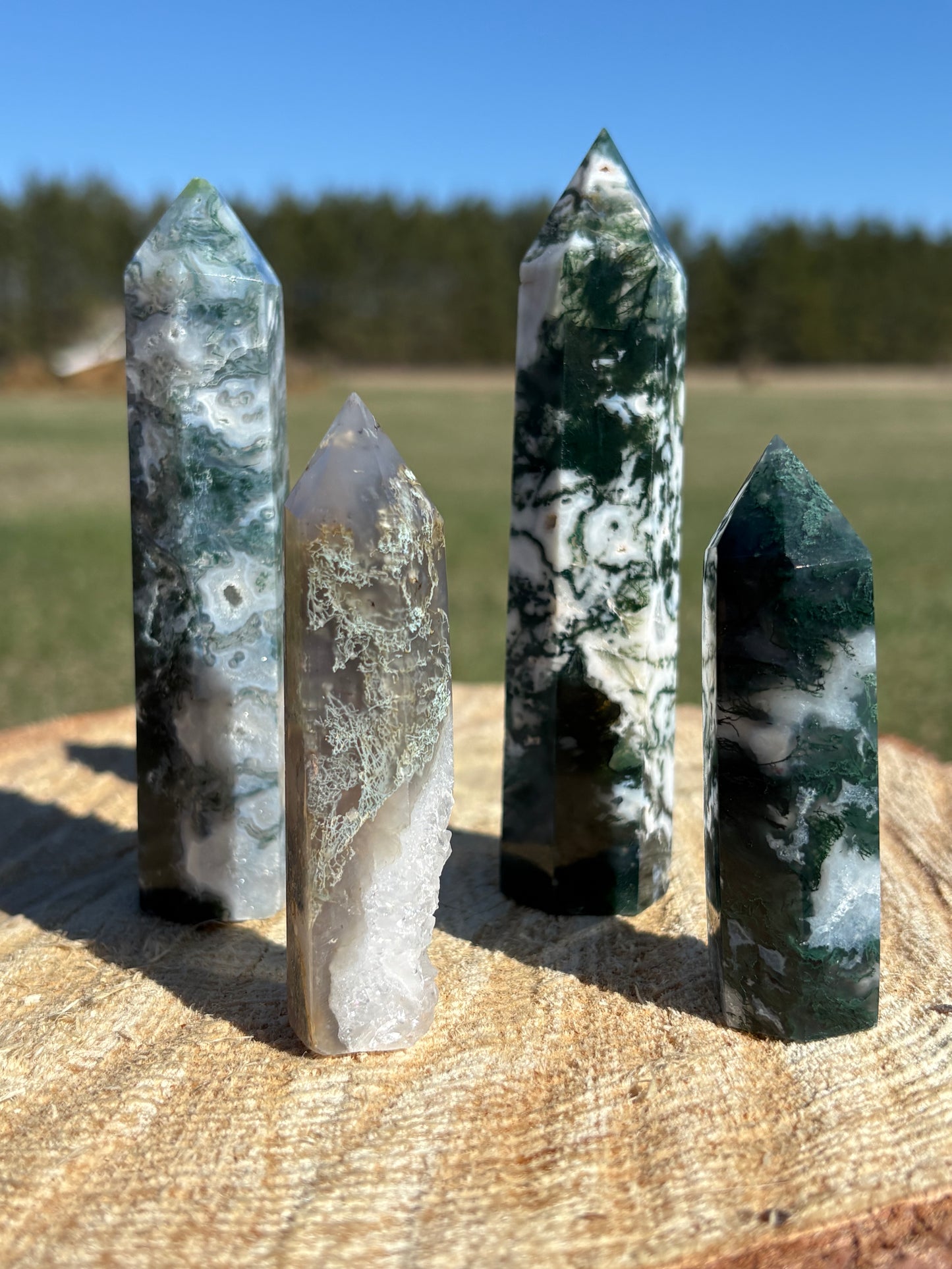 Moss Agate Towers
