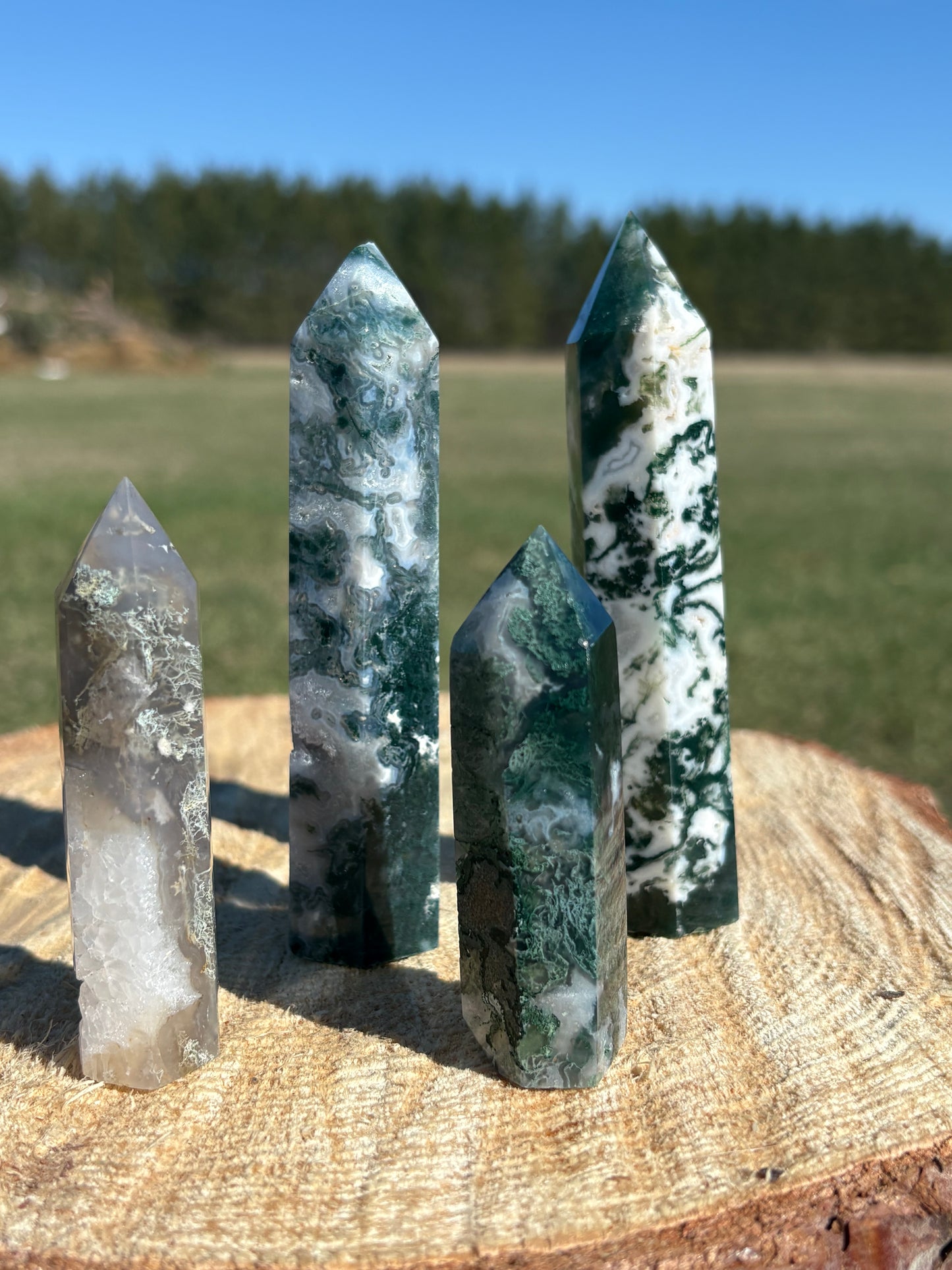 Moss Agate Towers