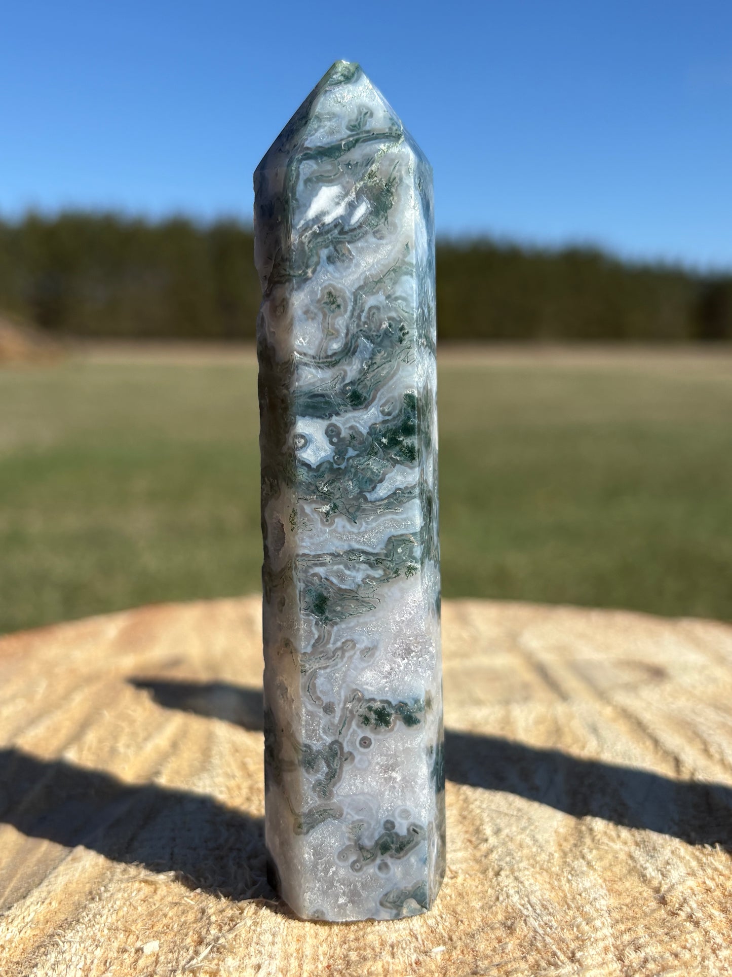 Moss Agate Towers