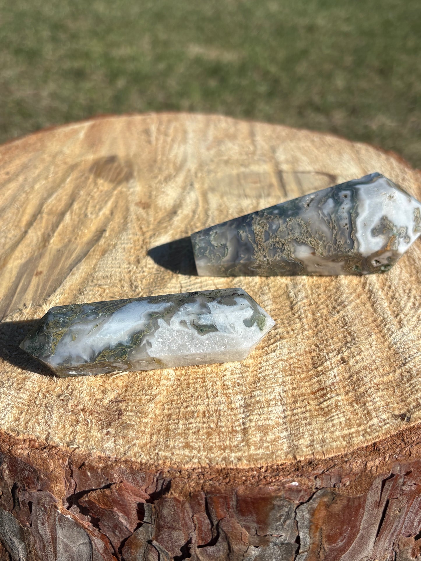 Moss Agate Points