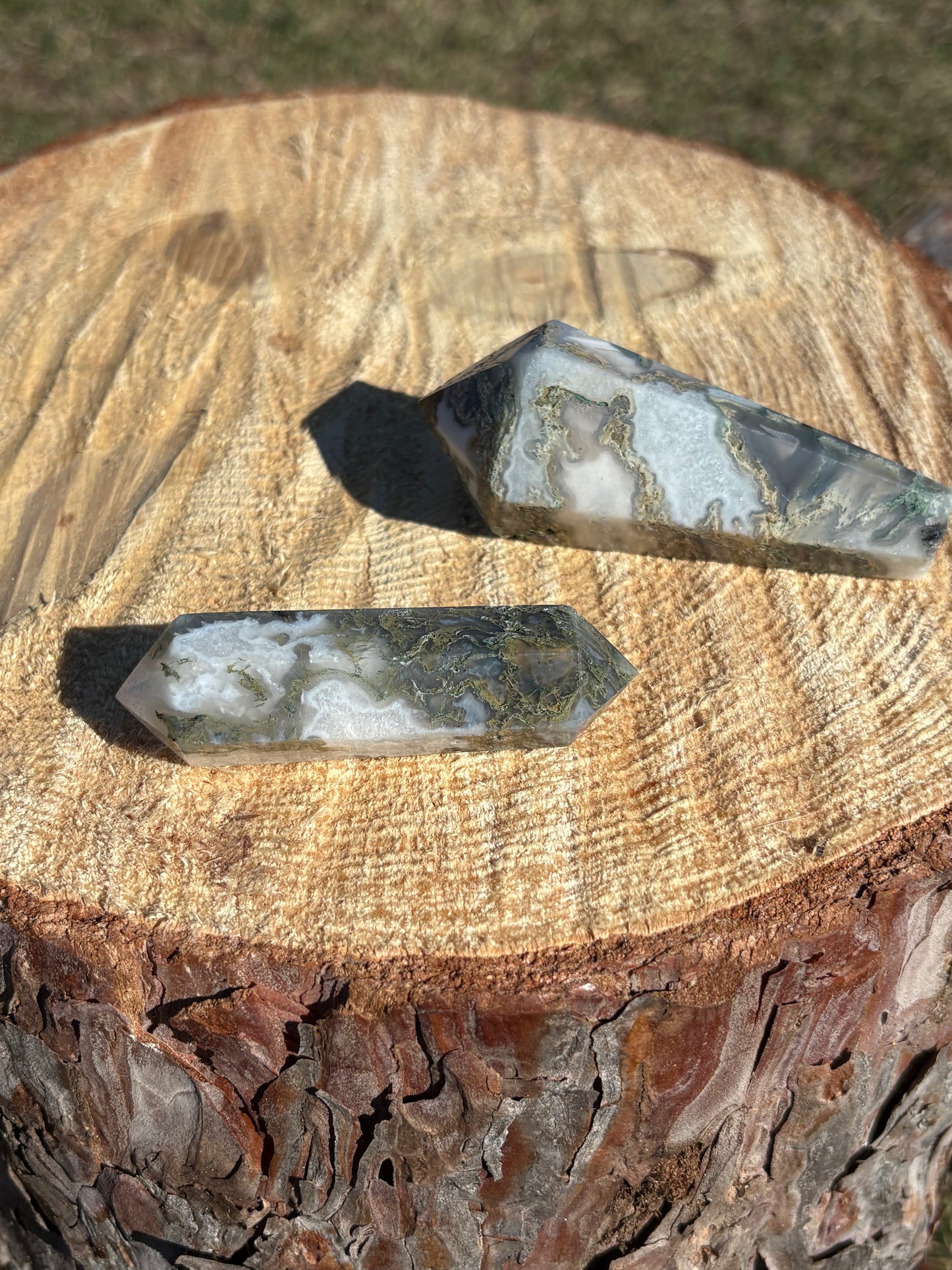 Moss Agate Points