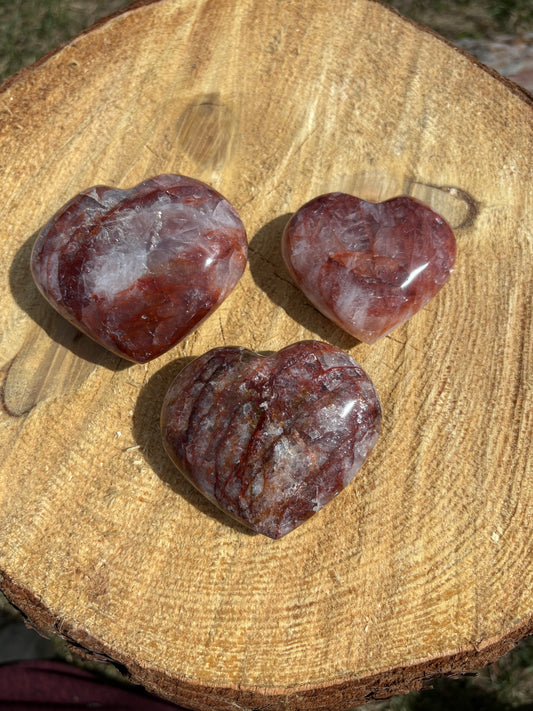 Fire Quartz Heart