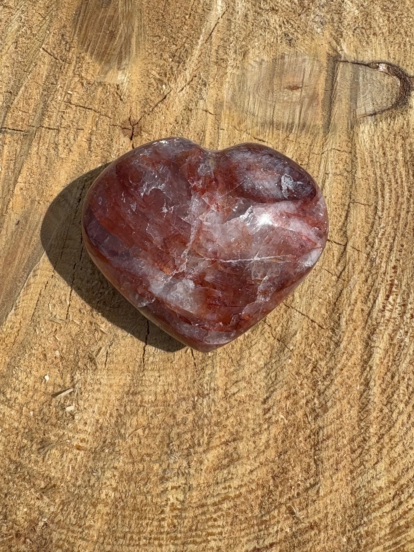 Fire Quartz Heart