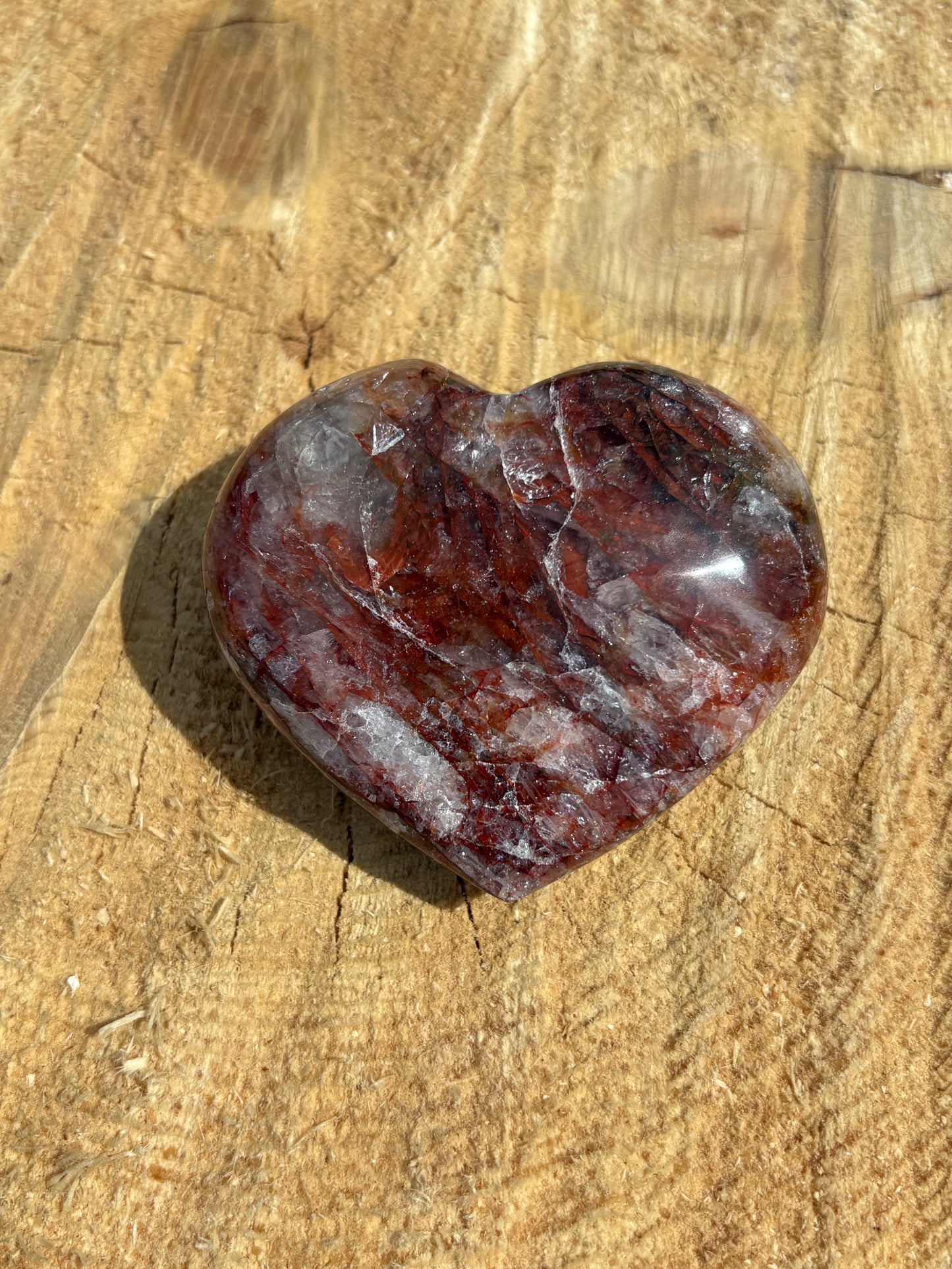 Fire Quartz Heart