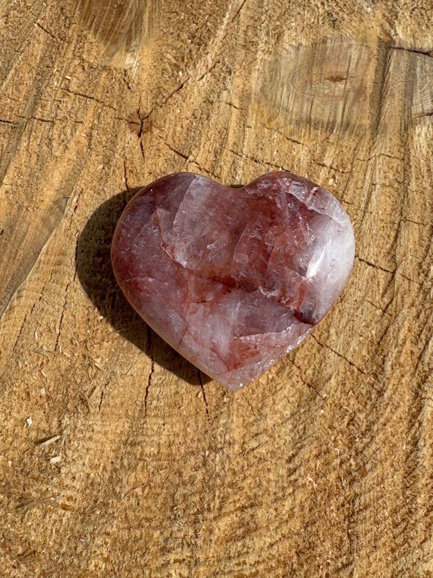 Fire Quartz Heart