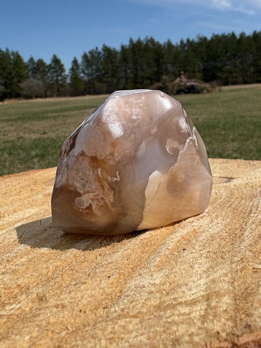 Flower Agate Free Form