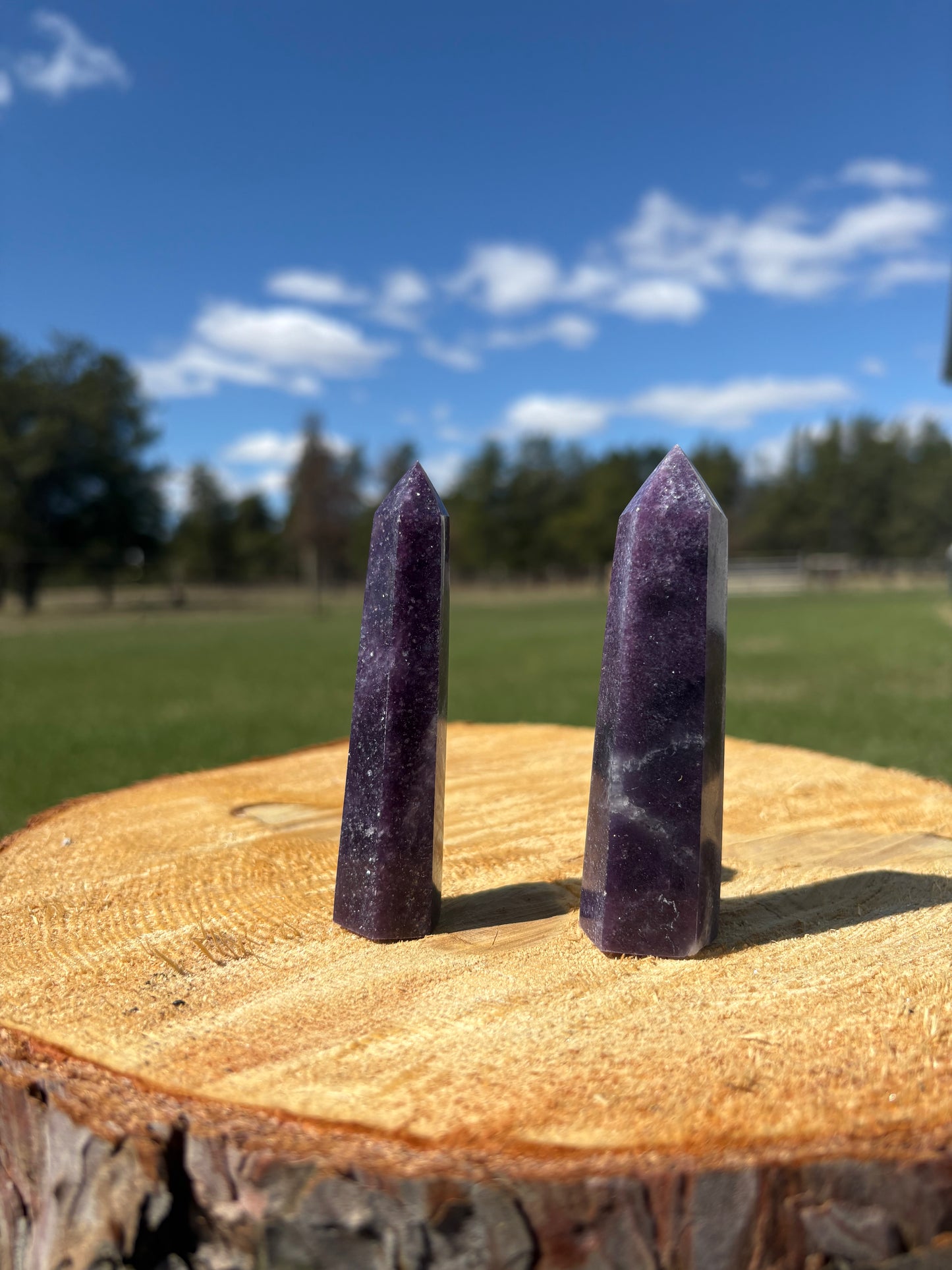 Lepidolite Tower