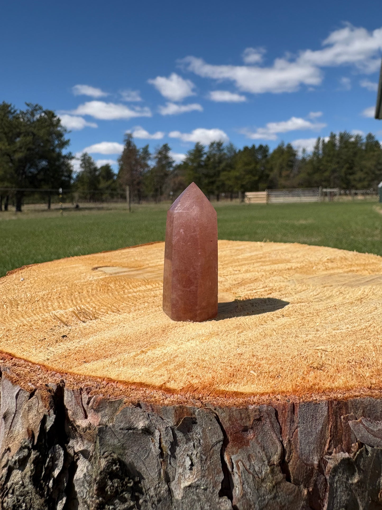 Strawberry Quartz Tower